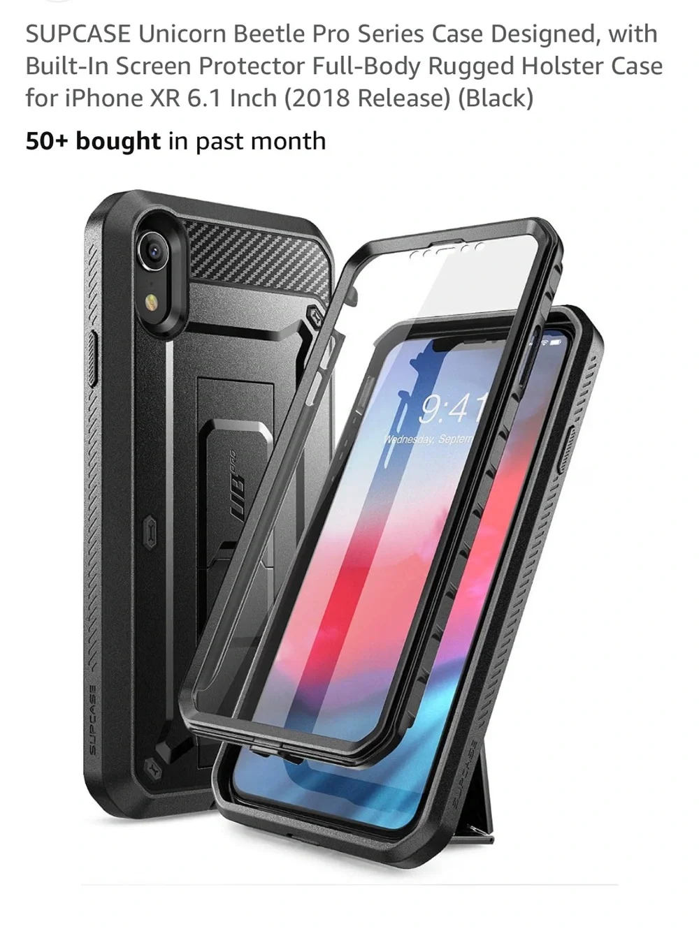 Supcase unicorn beetle pro iPhone xr black